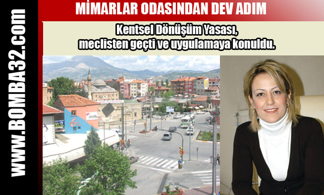 MİMARLAR ODASINDAN DEV ADIMA DESTEK...